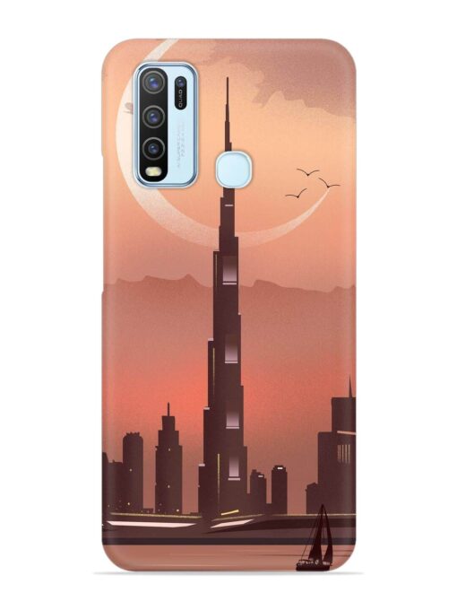 Landmark Burj Khalifa Snap Case for Vivo Y30 Zapvi