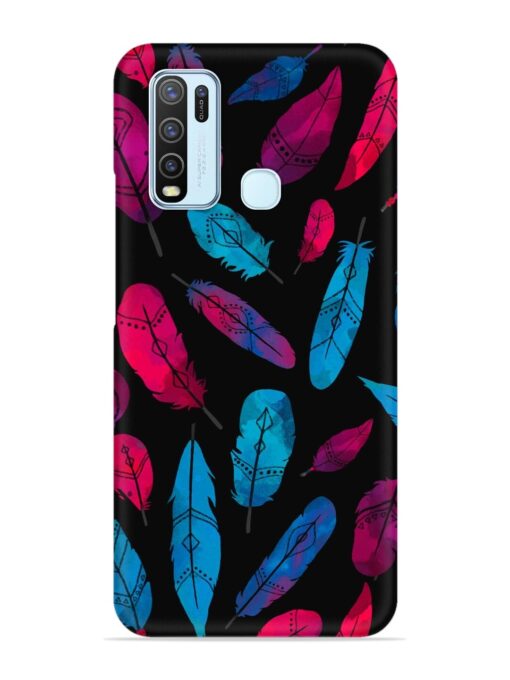 Feather Art Snap Case for Vivo Y30 Zapvi