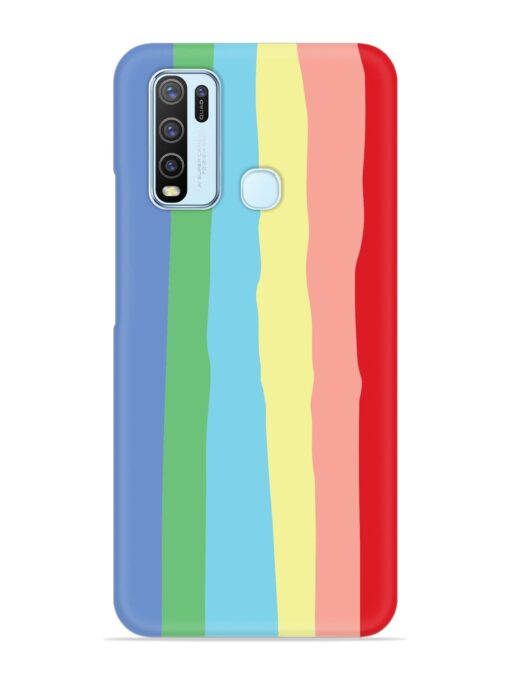 Rainbow Premium Shade Snap Case for Vivo Y30 Zapvi