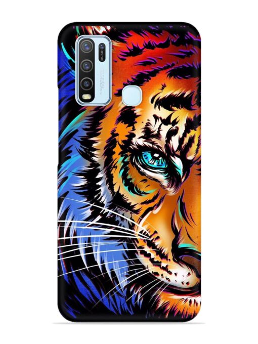 Colorful Lion Art Snap Case for Vivo Y30 Zapvi