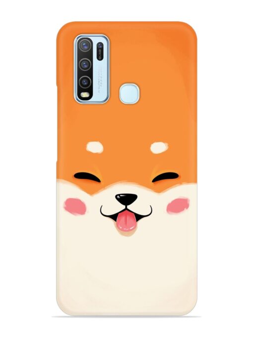 Happy Cat Art Snap Case for Vivo Y30 Zapvi