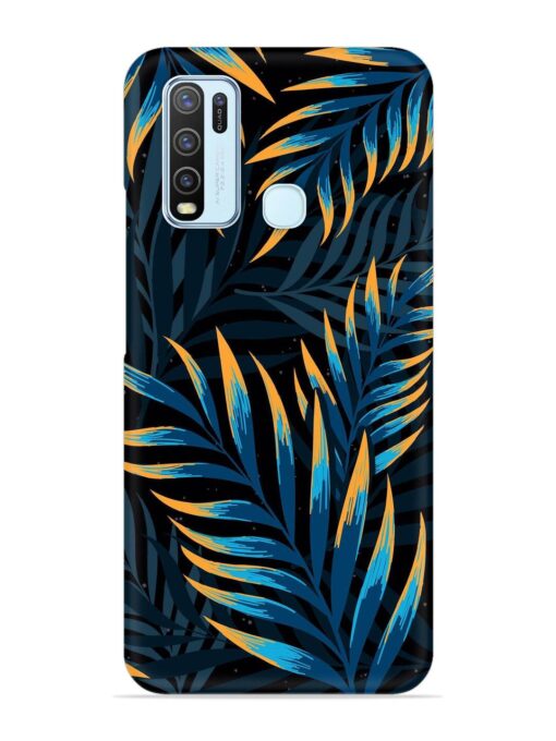 Abstract Leaf Art Snap Case for Vivo Y30 Zapvi