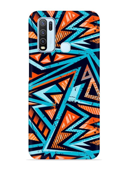 Abstract Seamless Grunge Snap Case for Vivo Y30