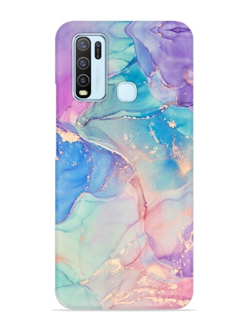 Alcohol Ink Colors Snap Case for Vivo Y30 Zapvi