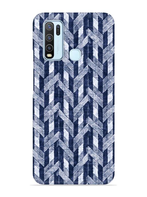 Abstract Herringbone Motif Snap Case for Vivo Y30 Zapvi