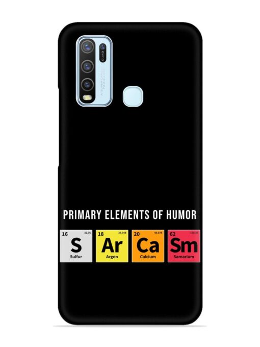 Primary Elements Humor Snap Case for Vivo Y30 Zapvi