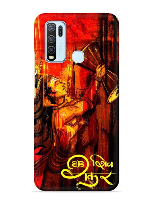 Illustration Lord Shiva Snap Case for Vivo Y30 Zapvi