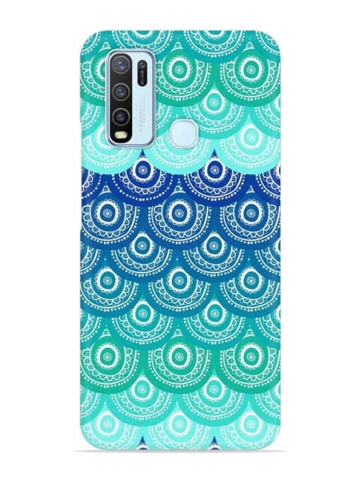 Ethnic Seamless Pattern Snap Case for Vivo Y30 Zapvi