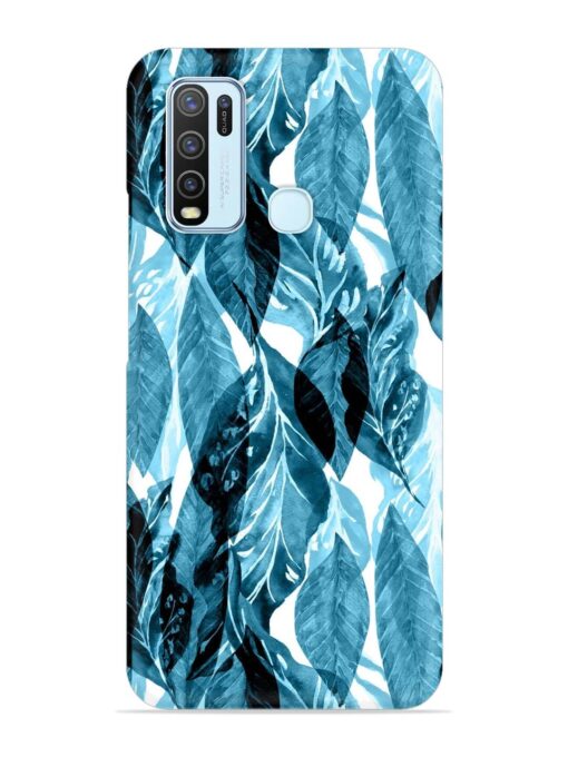 Leaves Pattern Jungle Snap Case for Vivo Y30 Zapvi