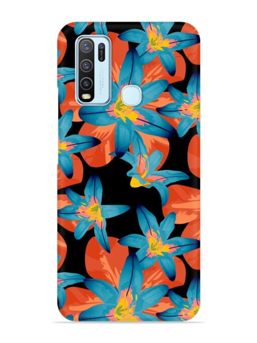 Philippine Flowers Seamless Snap Case for Vivo Y30 Zapvi