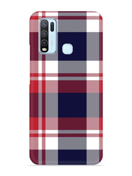 Classic Plaid Tartan Snap Case for Vivo Y30 Zapvi