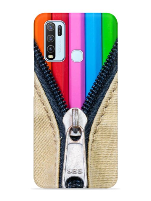 Zip In Color Snap Case for Vivo Y30 Zapvi