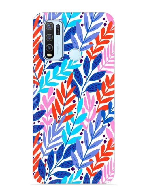 Bright Floral Tropical Snap Case for Vivo Y30 Zapvi