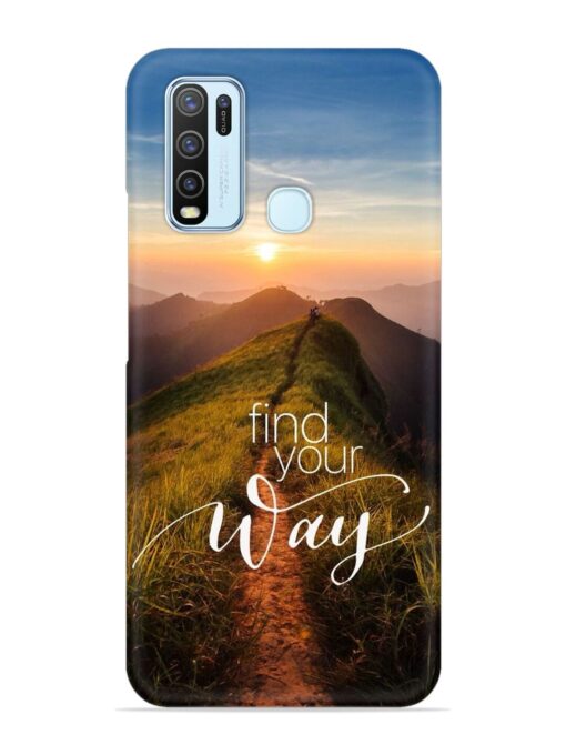 Find Your Way Snap Case for Vivo Y30 Zapvi