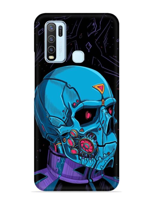 Skull Robo Vector Snap Case for Vivo Y30 Zapvi