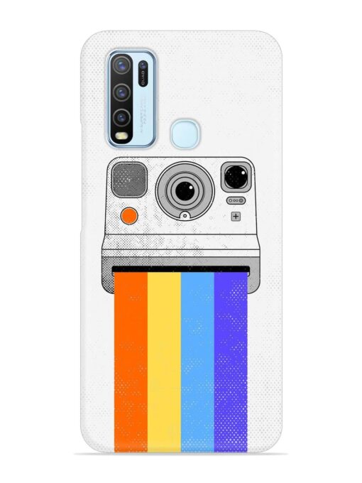 Retro Camera Art Snap Case for Vivo Y30 Zapvi