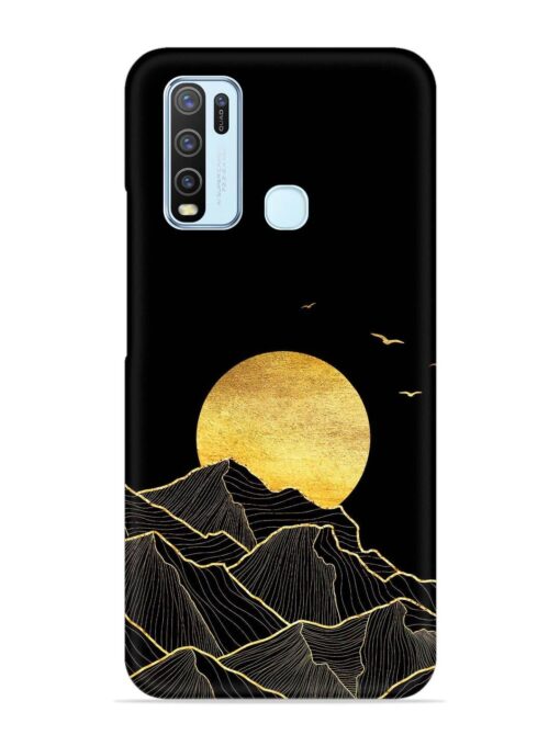 Golden Sunrise Snap Case for Vivo Y30 Zapvi