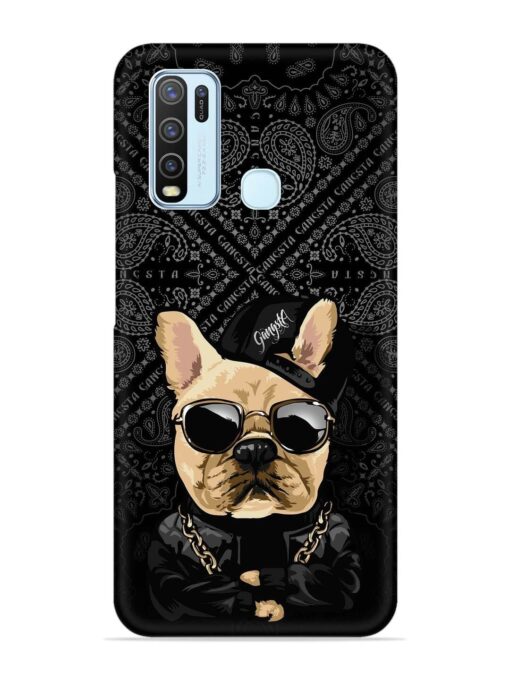 Gangsta Cool Sunglasses Dog Snap Case for Vivo Y30 Zapvi