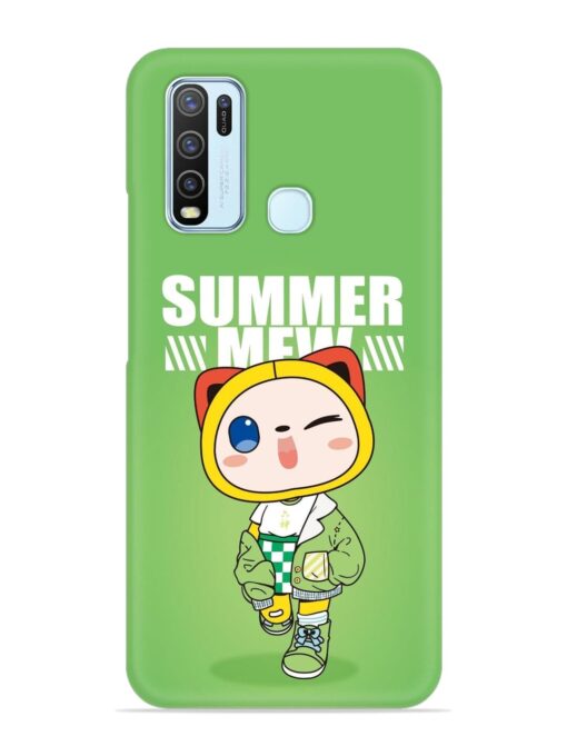 Summer Mew Snap Case for Vivo Y30 Zapvi