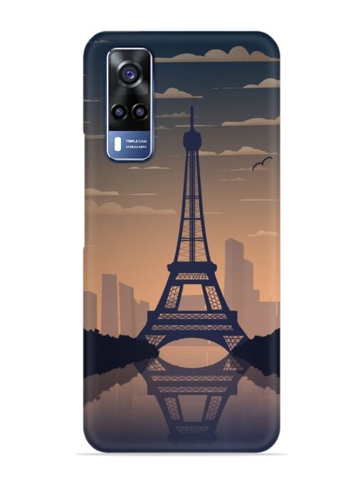 France Paris Eiffel Tower Gradient Snap Case for Vivo Y31