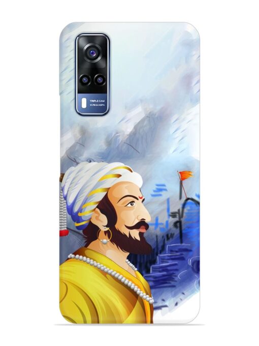 Shivaji Maharaj Color Paint Art Snap Case for Vivo Y31