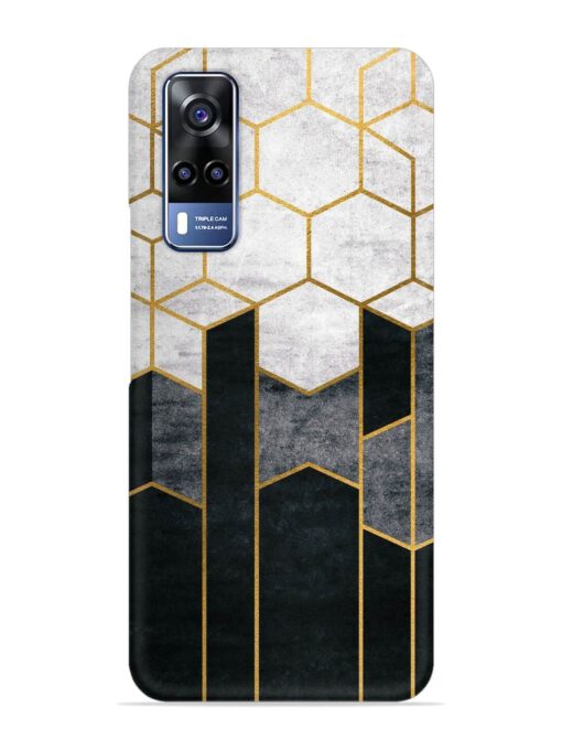 Cube Marble Art Snap Case for Vivo Y31