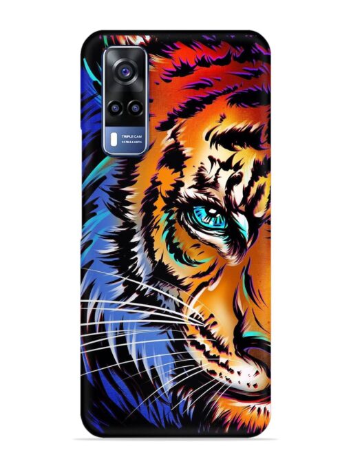 Colorful Lion Art Snap Case for Vivo Y31