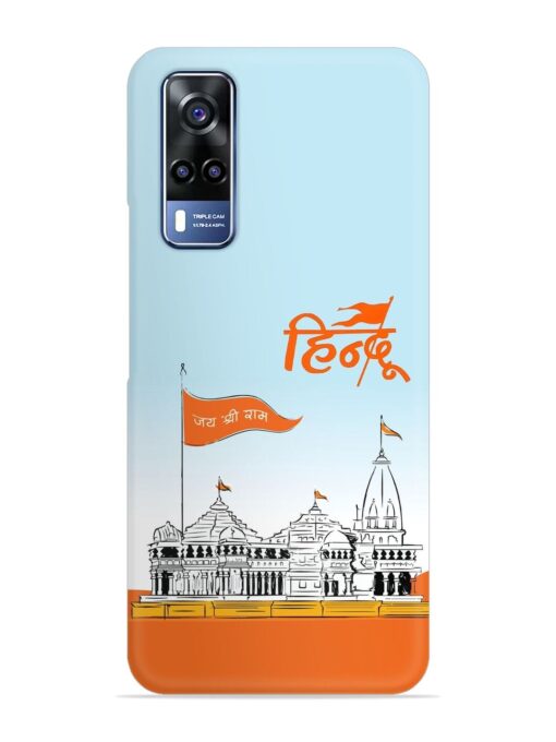 Ram Mandir Hindu Snap Case for Vivo Y31