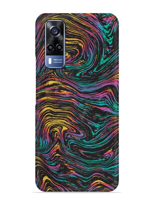 Abstract Liquid Colors Snap Case for Vivo Y31 Zapvi