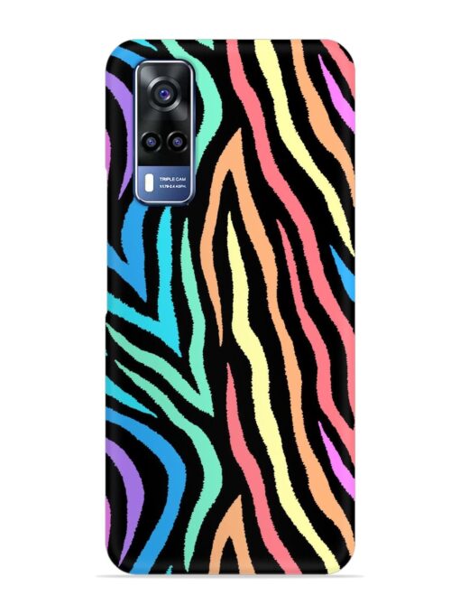 Colorful Abstract Zebra Snap Case for Vivo Y31