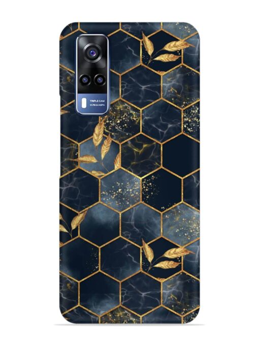 Marble Hexagon Seamless Snap Case for Vivo Y31 Zapvi