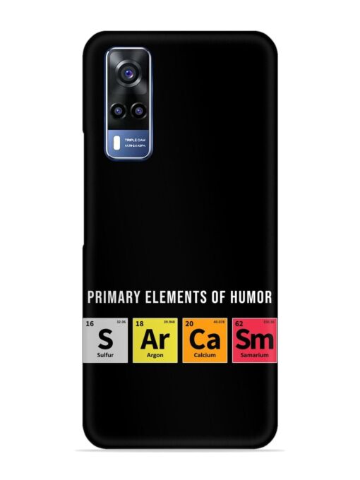 Primary Elements Humor Snap Case for Vivo Y31 Zapvi