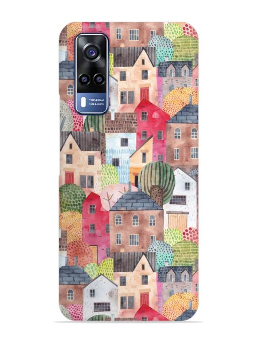 Abstract Seamless Pattern Snap Case for Vivo Y31 Zapvi