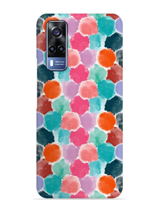 Colorful Seamless Pattern Snap Case for Vivo Y31