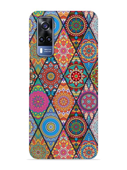 Seamless Tile Pattern Snap Case for Vivo Y31