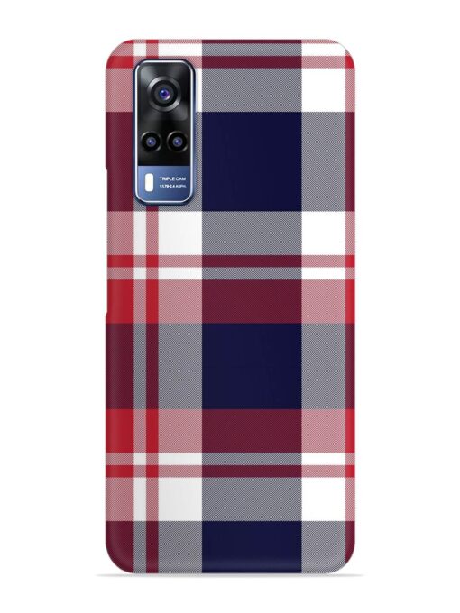 Classic Plaid Tartan Snap Case for Vivo Y31