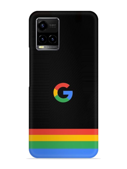 Google Logo Art Snap Case for Vivo Y33S Zapvi