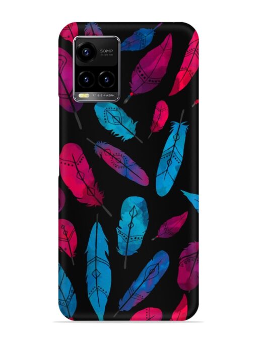 Feather Art Snap Case for Vivo Y33S Zapvi