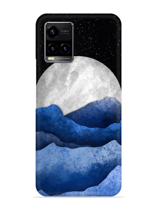 Full Moon Mountain Vector Snap Case for Vivo Y33S