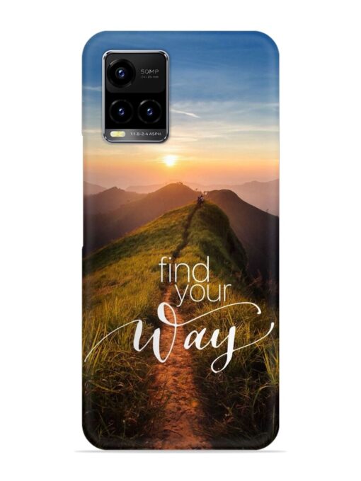 Find Your Way Snap Case for Vivo Y33S Zapvi