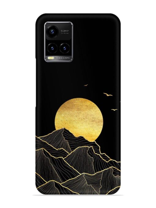 Golden Sunrise Snap Case for Vivo Y33S Zapvi