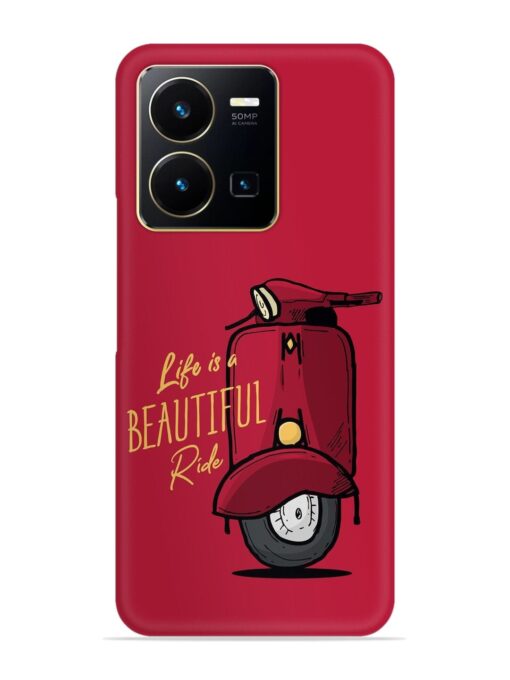 Life Is Beautiful Rides Snap Case for Vivo Y35 Zapvi