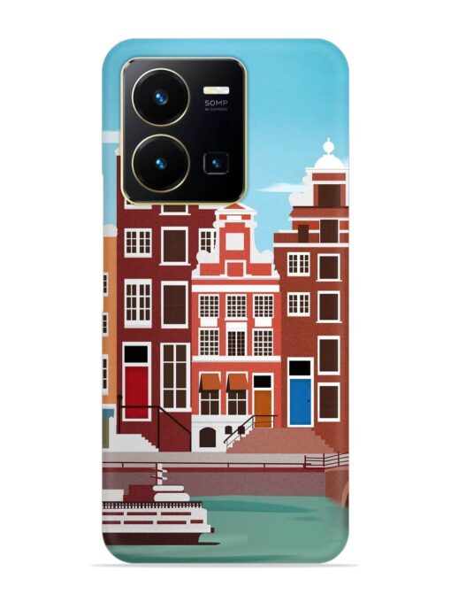 Scenery Architecture Amsterdam Landscape Snap Case for Vivo Y35 Zapvi