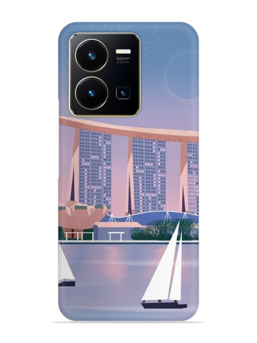 Singapore Scenery Architecture Snap Case for Vivo Y35 Zapvi