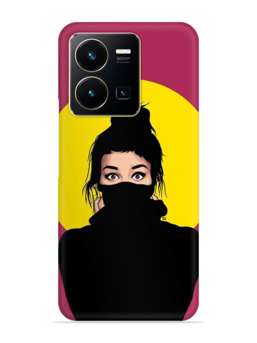 Girly Vector Snap Case for Vivo Y35 Zapvi