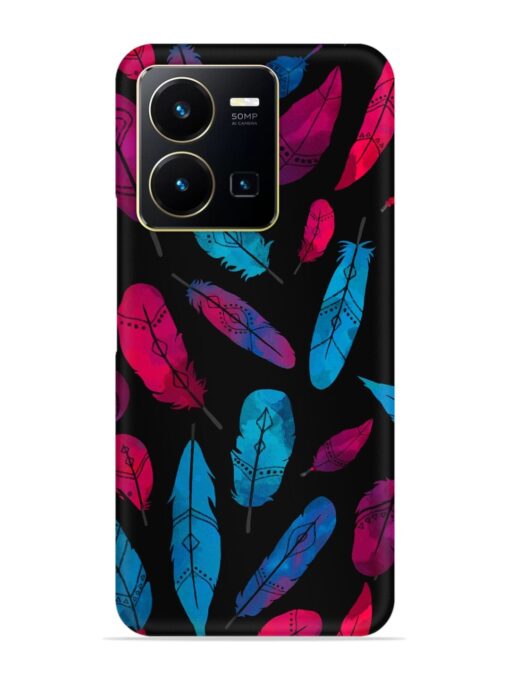 Feather Art Snap Case for Vivo Y35