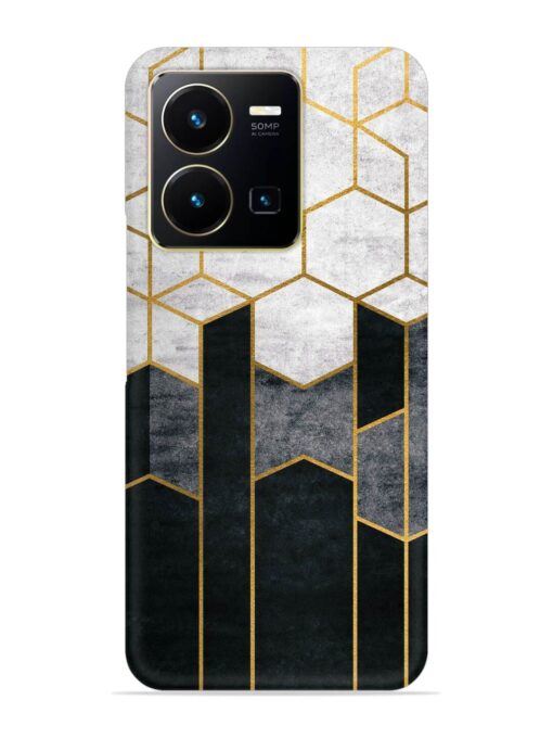 Cube Marble Art Snap Case for Vivo Y35 Zapvi