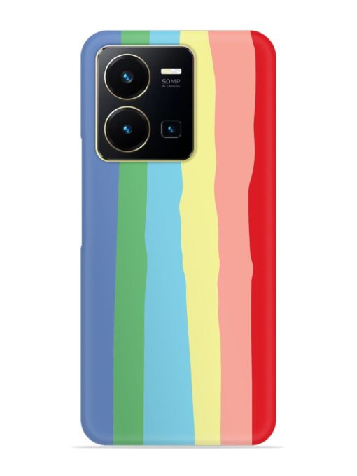 Rainbow Premium Shade Snap Case for Vivo Y35 Zapvi