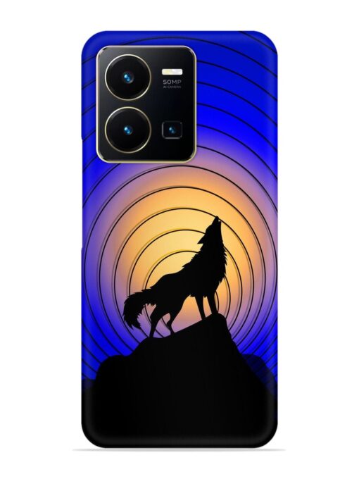 Fox Roaring Design Snap Case for Vivo Y35 Zapvi