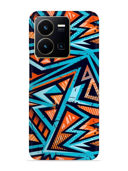 Abstract Seamless Grunge Snap Case for Vivo Y35 Zapvi